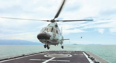 海軍某支隊(duì)組織海上訓(xùn)練